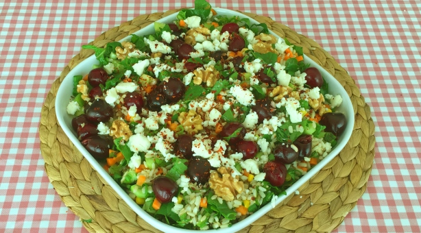 Brown Rice Salad with Cherries